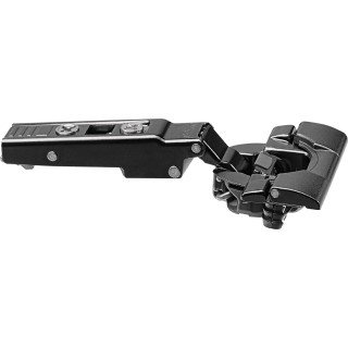KREAKTIVMOEBEL Blum CLIP top BLUMOTION Scharnier 110° onyxschwarz (73B359OX-V250) – elegantes Scharnier mit integrierter Dämpfung in edlem Schwarz