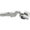 KREAKTIVMOEBEL Blum CLIP top BLUMOTION Winkelscharnier 95° +20° II (79B9595) – Seitenansicht mit Montageplatte und CLIP-Mechanik