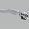 KREAKTIVMOEBEL Blum CLIP top BLUMOTION Winkelscharnier 95° +15° III (79B9454) – Frontansicht mit Scharniertopf, CLIP-Mechanik und BLUMOTION Dämpfungssystem