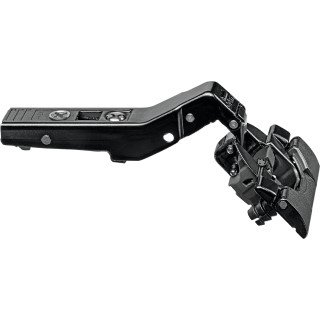 KREAKTIVMOEBEL Blum CLIP top BLUMOTION Winkelscharnier 95° +45° onyxschwarz (79B9698OX) – hochwertiges Scharnier in Schwarz für spezielle Winkelanschläge