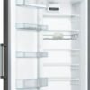Bosch Serie 4 KSV36VXDP Freistehender Kühlschrank 186 x 60 cm Gebürsteter schwarzer Stahl AntiFingerprint
