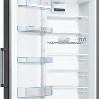 Bosch Serie 4 KSV36VXDP Freistehender Kühlschrank 186 x 60 cm Gebürsteter schwarzer Stahl AntiFingerprint