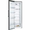 Bosch Serie 4 KSV36VXDP Freistehender Kühlschrank 186 x 60 cm Gebürsteter schwarzer Stahl AntiFingerprint