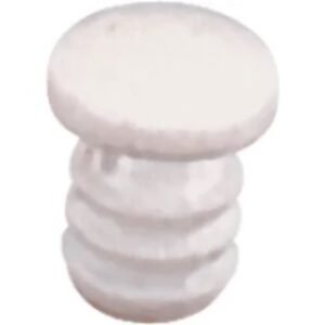 025048T Türanschlagdämpfer Kunststoff transparent Türdämpfer Dämpferwirkung Schrank Tür 50St