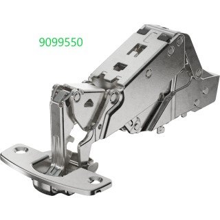 KREAKTIVMOEBEL Hettich Scharnier 165 Grad Null-Einsprung mit Dämpfung Modell 9099550 halb vorliegend für hochwertige Möbel