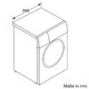 BOSCH Serie 8 Waschmaschine Frontlader 9 kg WGB244071