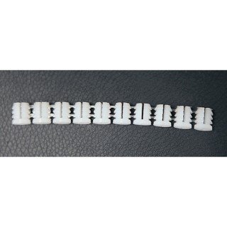 PVC Dübel SE009310 für Topfscharnier 8,5x10,2 mm Vorderansicht. Kreaktivmoebel, Kreativ möbel.