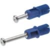 Hettich MB-Schnellmontagedübel 47458, Bohr Ø 8mm, Spannmaß 30mm, Rapid S DU 325,blau