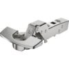 Hettich Sensys 8645 Topfscharnier 9073646 mit 110 Grad Öffnungswinkel und integrierter Dämpfung – Ansicht des Scharniers aus Metall mit vormontierter Clip-on-Technik