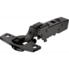 Hettich Sensys 8646i Topfscharnier 9091762 in obsidianschwarz, halb-vorliegend, mit integrierter Dämpfung und Push-to-open, 110° Öffnungswinkel