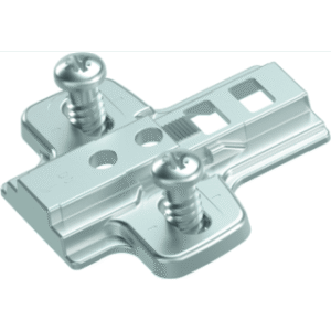 Hettich Adapterplatte Paralleladapter vernickelt mit 0 mm Distanz KREAKTIVMOEBEL KREATIV MÖBEL