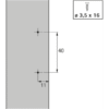 HETTICH Möbel-Automatikscharnier, Optimat Plus 4 FM, 9072548, 110°, Stahl vernickelt