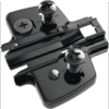 HETTICH Kreuzmontageplatte 0mm Sensys 8099 obsidianschwarz 9091803 KREAKTIVMOEBEL KREATIV MÖBEL