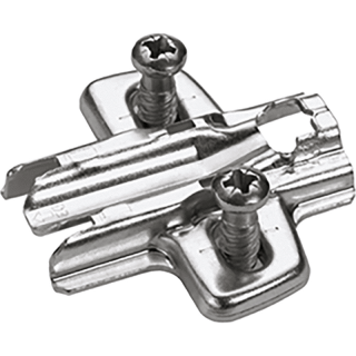 Hettich Kreuzmontageplatte Sensys 8099 0mm 9075055 vernickelt KREAKTIVMOEBEL KREATIV MÖBEL