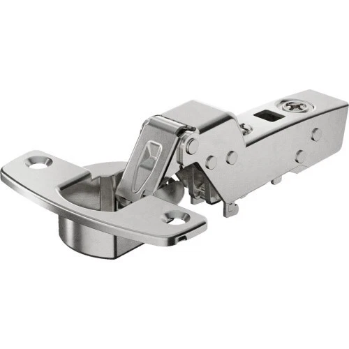 HETTICH Topfscharnier 9073664 (8675) mit 110° Öffnungswinkel, vernickeltem Stahl, geeignet für Möbeltüren in Küche und Bad, mit Clip-Technik zur Schnellmontage.