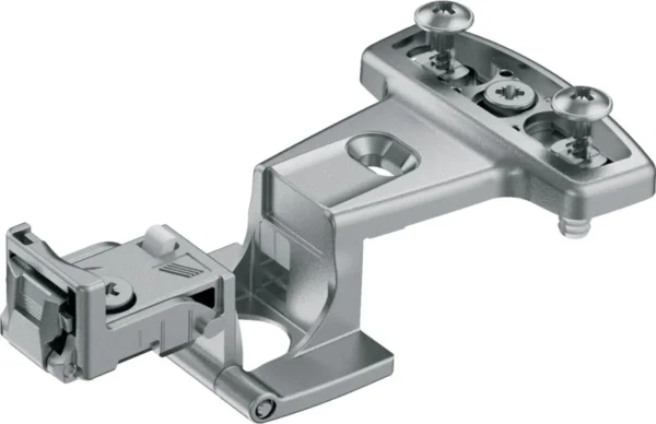 HETTICH Topfscharnier 45053 mit 270 Grad Öffnungswinkel aus vernickeltem Stahl, ideal für Eckschränke und Falt-/Drehtüren.