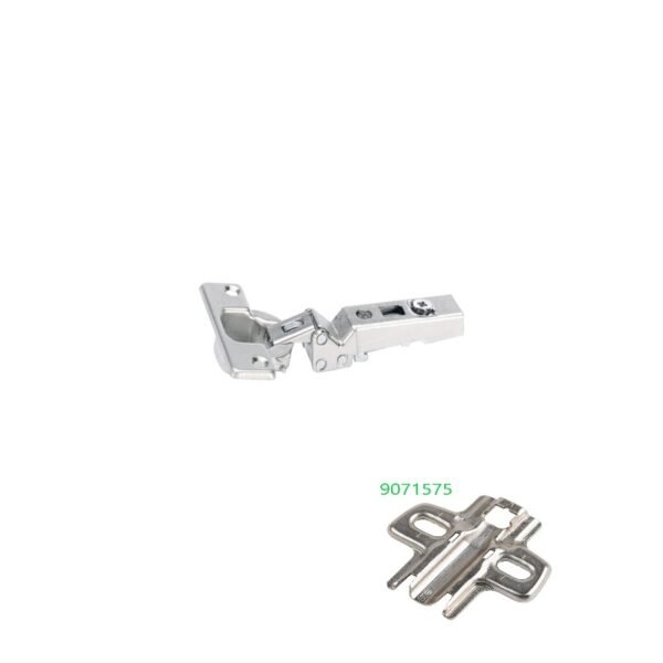 Hettich Topfscharnier Sensys 9944 (Art. 77720) mit 125° Öffnungswinkel, integrierter Dämpfung, Clip-on-Montage – hochwertiges Möbelscharnier für Küchen- und Wohnmöbel