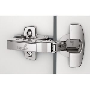 Hettich Topfscharnier Sensys 8645 (Modell 9073655) mit 110 Grad Öffnungswinkel, integrierter Dämpfung und 35 mm Topfdurchmesser – Möbelbeschlag für hochwertige Küchenschränke und Möbelfronten