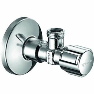 Zeigt das Ventil in Frontansicht, inklusive Schubrosette und Comfort-Griff – ideal, um Design und Form zu erkennen