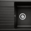 Blanco Zia 45 Compact Einbauspüle SILGRANIT schwarz Küchenspüle Spülbecken Becken 68x50 cm 526009