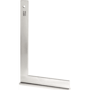 Helios Preisser Schlosserwinkel 25437 aus gehärtetem Stahl mit den Maßen 150x100 mm und Querschnitt 20x5 mm, ideal für präzise Winkelmessungen in Werkstatt und Industrie.