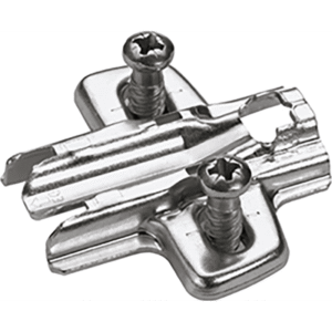 Möbel-Kreuzmontageplatte,Distanz 1,5mm,Sensys 8099, 9071626, vernickelt