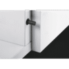 Hettich MB-Dämpfer für Topfscharniere, Push-to-Open Pin, Kunststoff in Anthrazit, zum Einbohren