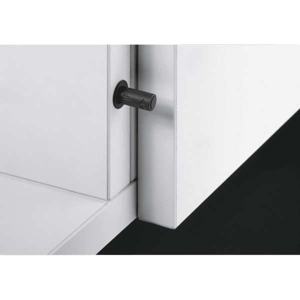 Hettich MB-Dämpfer für Topfscharniere, Push-to-Open Pin, Kunststoff in Anthrazit, zum Einbohren