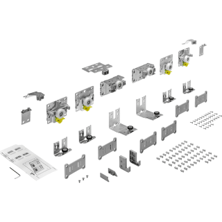TopLine L, Set Lauf- und Führungsteile, 18 - 30 Hettich