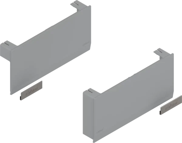 Blum AVENTOS HK top Hochklappe Abdeckk.set links rechts Hellgrau Inox-G