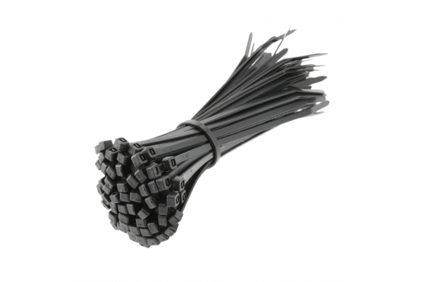 Nylon-Kabelbinder 3,6 x 140 mm, 100 Stück, Schwarz