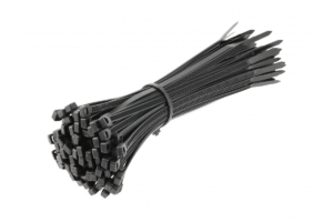 HT2C710.png Nylon Kabelbinder 4,8 x 200 mm 100 Stück kabel verbinder stabil für montage Schwarz HT2C710
