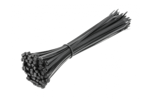 Nylon-Kabelbinder 4,8 x 300 mm, 100 Stück, Schwarz
