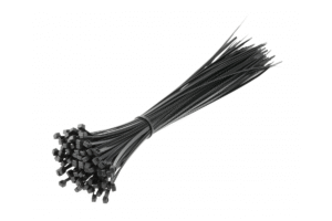 Nylon-Kabelbinder 4,8 x 370 mm, 100 Stück, Schwarz