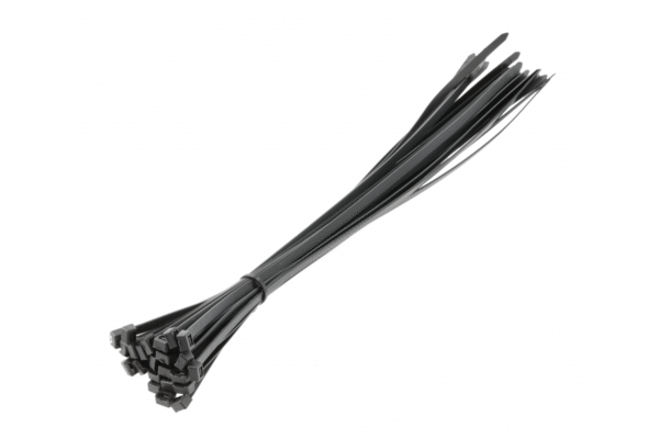 Nylon-Kabelbinder 7,6 x 500 mm, 25 Stück, Schwarz