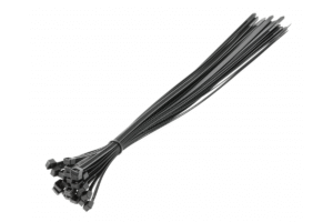 Nylon Kabelbinder 9 x 600 mm 25 Stück Kabel Binder Schwarz Beständig Industriequalität HT2C716