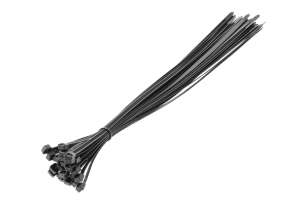 Nylon Kabelbinder 9 x 600 mm 25 Stück Kabel Binder Schwarz Beständig Industriequalität HT2C716