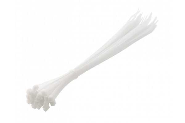 Nylon-Kabelbinder 4,8 x 300 mm, 25 Stück, Weiß