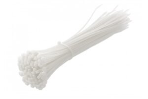 Nylon Kabelbinder 4,8 x 300 mm 100 Stück kabel binder stabil und feste Weiß 0HT2C729