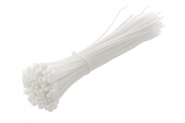 Nylon Kabelbinder 4,8 x 300 mm 100 Stück kabel binder stabil und feste Weiß 0HT2C729