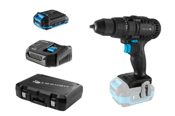 Högert Akku-Bohrschrauber 18V HT2E244-B12DD