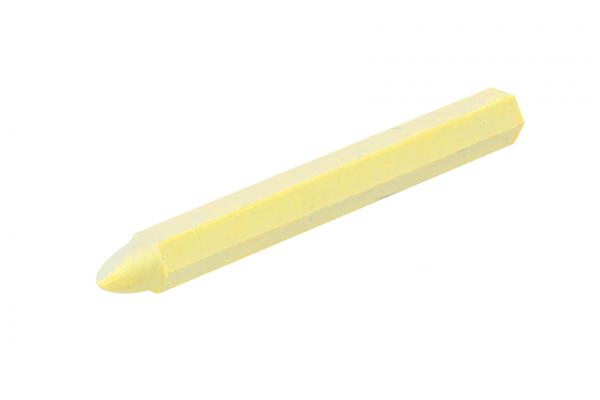 Signierkreide gelb, 120 mm, 12 Stk.