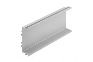 GTV PA-VELLO-C4M-05 Halterungsfreies Aluminium-Profilsystem VELLO mit LED-Funktion, C, silber, Länge 4,10 m