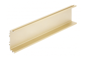 Aluminiumprofil VELLO griffloses System mit LED-Funktion, C, gold, Länge 4,1 m