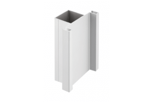 Halterungsfreies Aluminium-Profilsystem VELLO T zweiseitig, silber, Länge 3 m