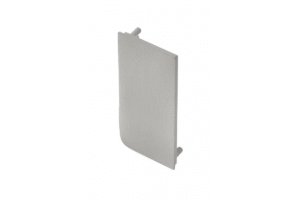 Profilkappe L voll, griffloses System VELLO mit LED-Funktion, silber, links, (10 Stk./Verp.)