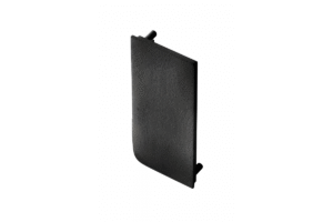 Profilkappe L voll, griffloses System VELLO mit LED-Funktion, schwarz, links, (10 Stk./Verp.)
