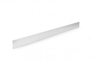 AXIS PRO-Platte der Innenfront, Glas, H=56 mm, L=1100 mm, Schaufel. niedrig (A), weiß (1op.=5Stk)