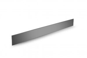 AXIS PRO-Platte der Innenfront, Glas, H=56 mm, L=1100 mm, Schaufel. niedrig (A), schwarz (1op.=5Stk)
