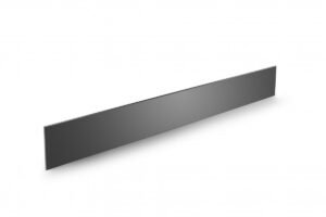 AXIS PRO Paneel für Innenfront, Glas, H=139 mm, L=1100 mm, Schaufel. hoch (C), schwarz (1op.=5Stk)